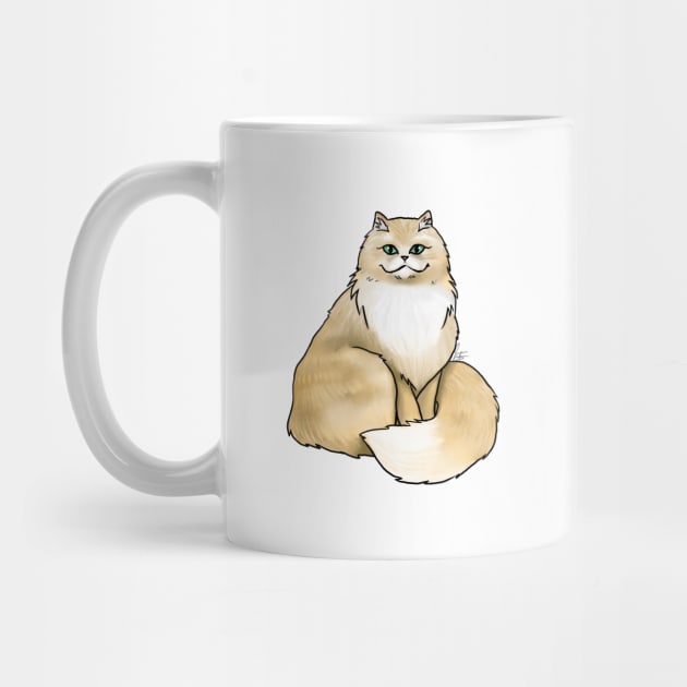 Cat - Persian - Orange by Jen's Dogs Custom Gifts and Designs